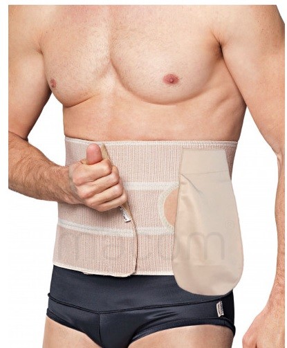 Faixa Abdominal com Elásticos 3 Elásticos Macom Malhas Compressivas  Modeladoras e Pós Cirúrgicas - Cod. 4013